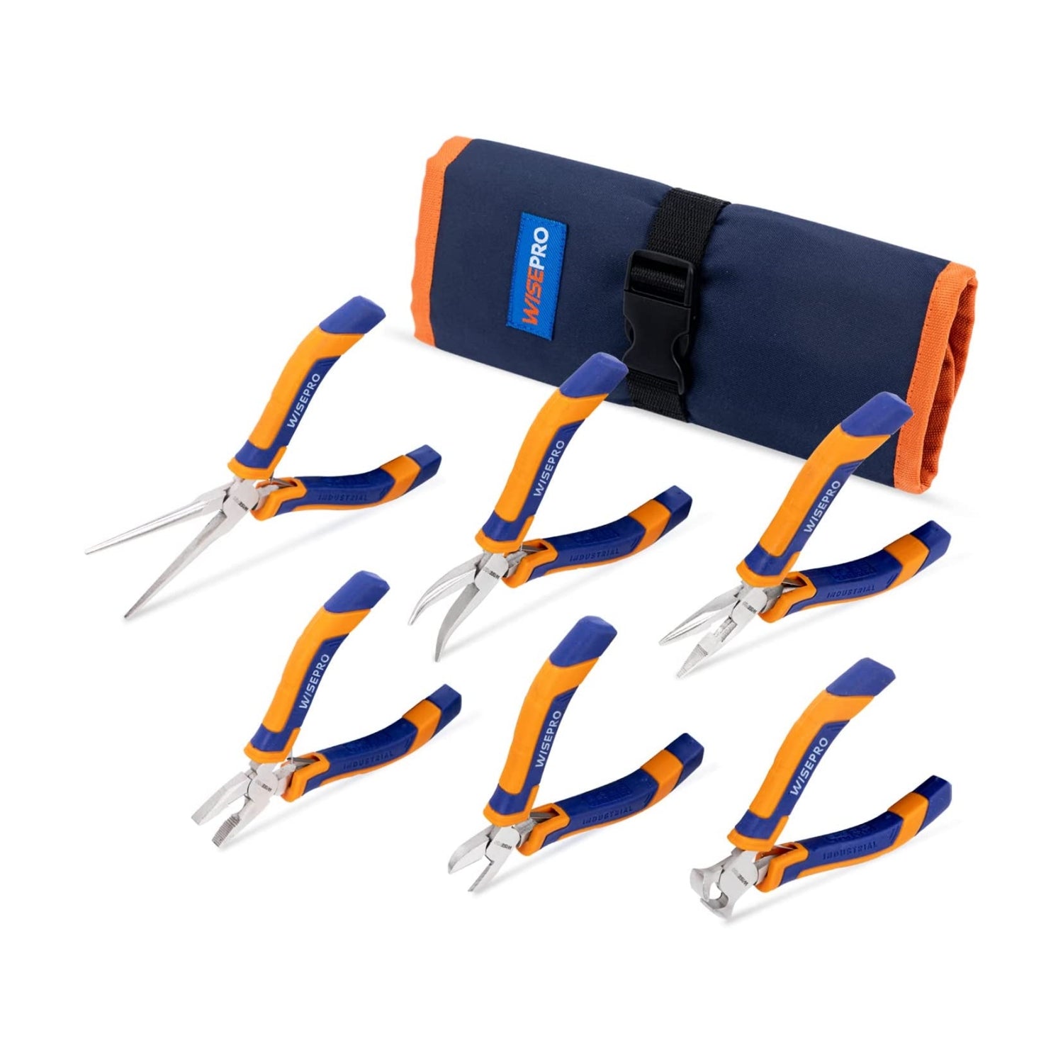 6 Pcs Mini Plier Set with Pouch