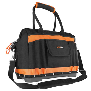 WISEPRO 072 13 Pockets Wide Mouth Tool Bag